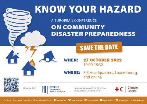 La première conférence européenne sur la préparation des communautés aux catastrophes le 27 octobre