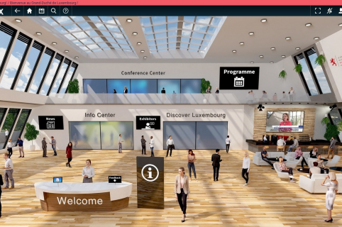 The new virtual information platform InfoLux.lu presents itself