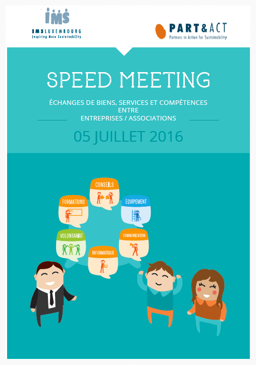Booklet juillet 2016 Speed Meeting :